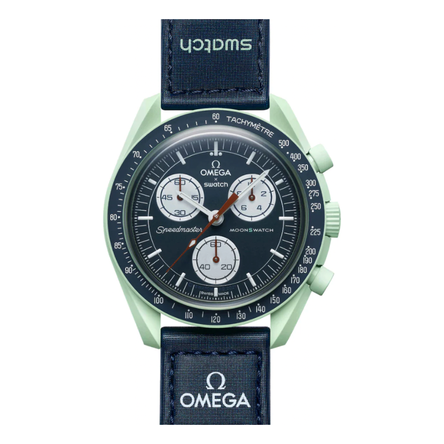 Swatch x Omega Bioceramic Moonswatch Mission to Earth by Swatch from £292.99