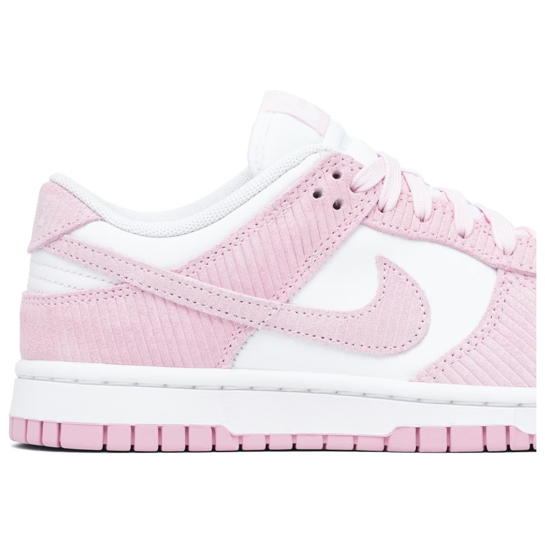Nike Dunk Low Pink Corduroy (Women's) by Nike in Shoes. Available at KershKicks for £200.00. A must-have for fans of Nike looking to elevate their style with this Shoes.