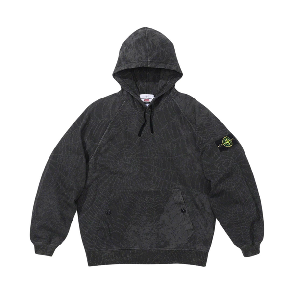 Supreme®/Stone Island® Hooded Sweatshirt Supreme Stone Island Hooded Sweatshirt Black Men's - FW17 - US