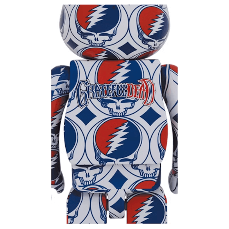 Bearbrick x Grateful Dead (Steal Your Face) 1000% from Bearbrick
