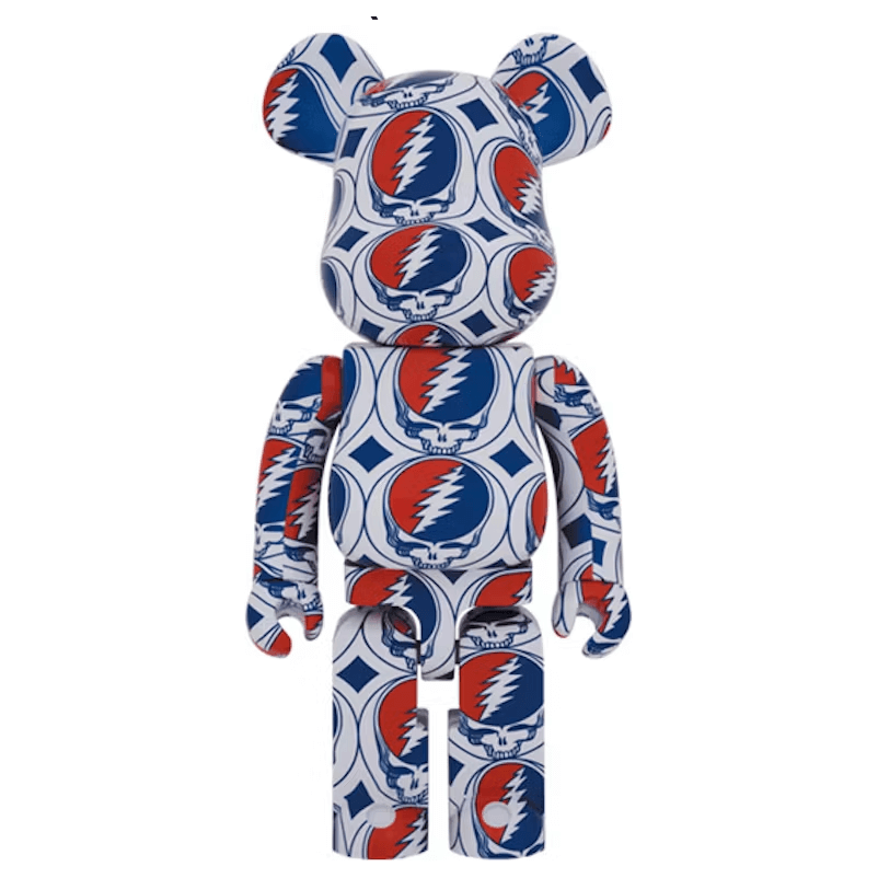 Bearbrick x Grateful Dead (Steal Your Face) 1000% from Bearbrick