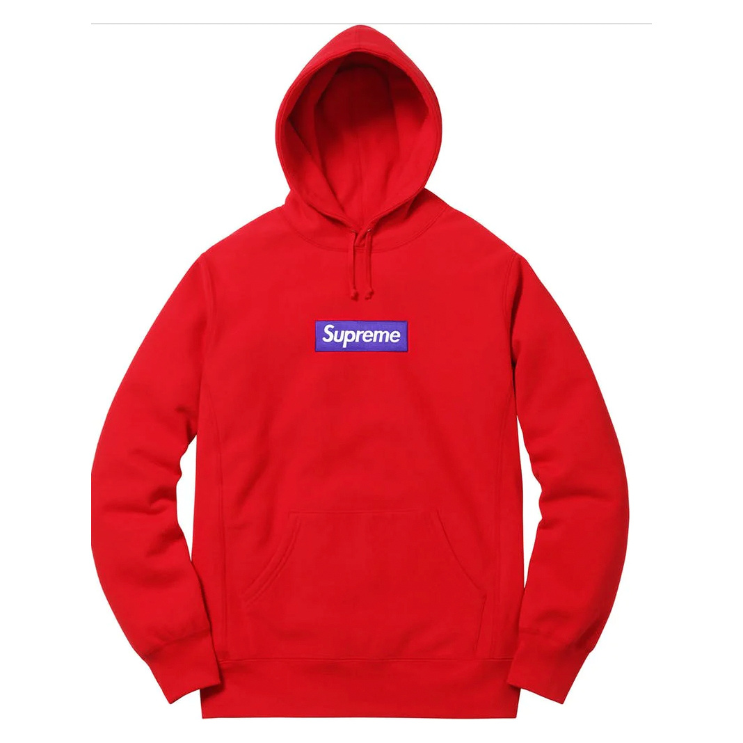 Supreme Box Logo Hooded Sweatshirt (FW17) Red from Supreme