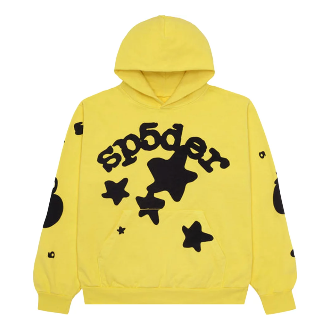 Sp5der Beluga Hoodie Gold by Young Thug in . Available at KershKicks for £250.00. A must-have for fans of Young Thug looking to elevate their style with this Hoodie.