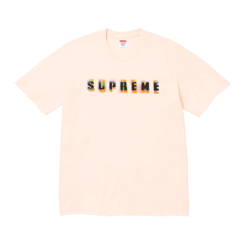 Supreme Stencil Tee Pale Pink from Supreme