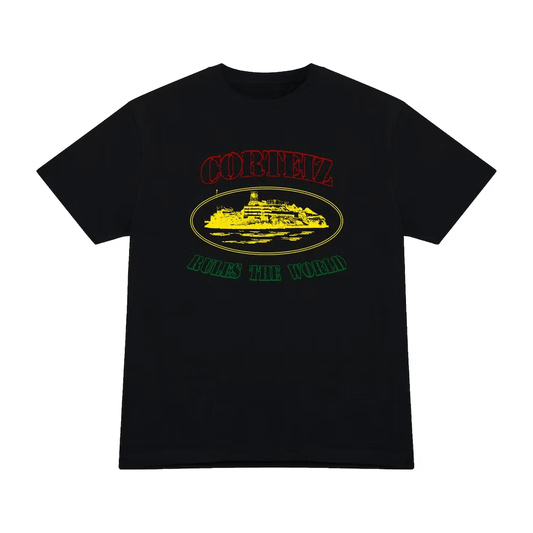 Corteiz OG Carni Alcatraz T-shirt Black by Corteiz in Clothing. Available at KershKicks for £85.00. A must-have for fans of Corteiz looking to elevate their style with this T-Shirt.