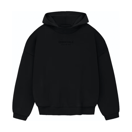 Fear Of God Essentials Hoodie Jet Black