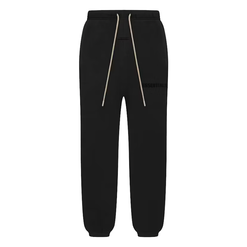 Fear Of God Essentials Sweatpants Jet Black by Fear Of God in Sweatpants. Available at KershKicks for £165.00. A must-have for fans of Fear Of God looking to elevate their style with this Sweatpants.
