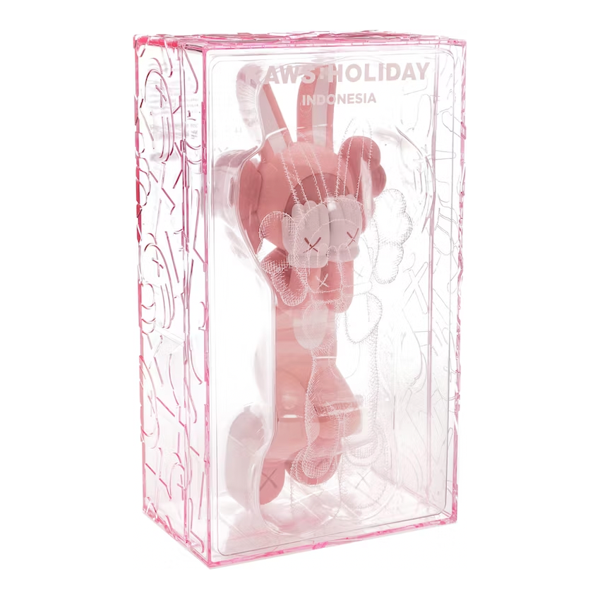 KAWS Holiday Indonesia Figure Pink by Kaws in Clothing Accessories. Available at KershKicks for £340.00. A must-have for fans of Kaws looking to elevate their style with this Accessories.