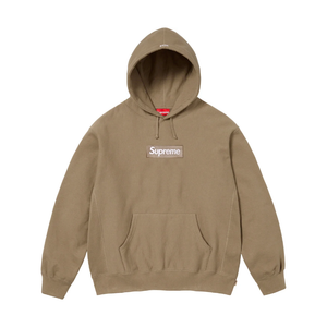 Supreme Box Logo Hooded Sweatshirt FW23 Dark Sand Supreme