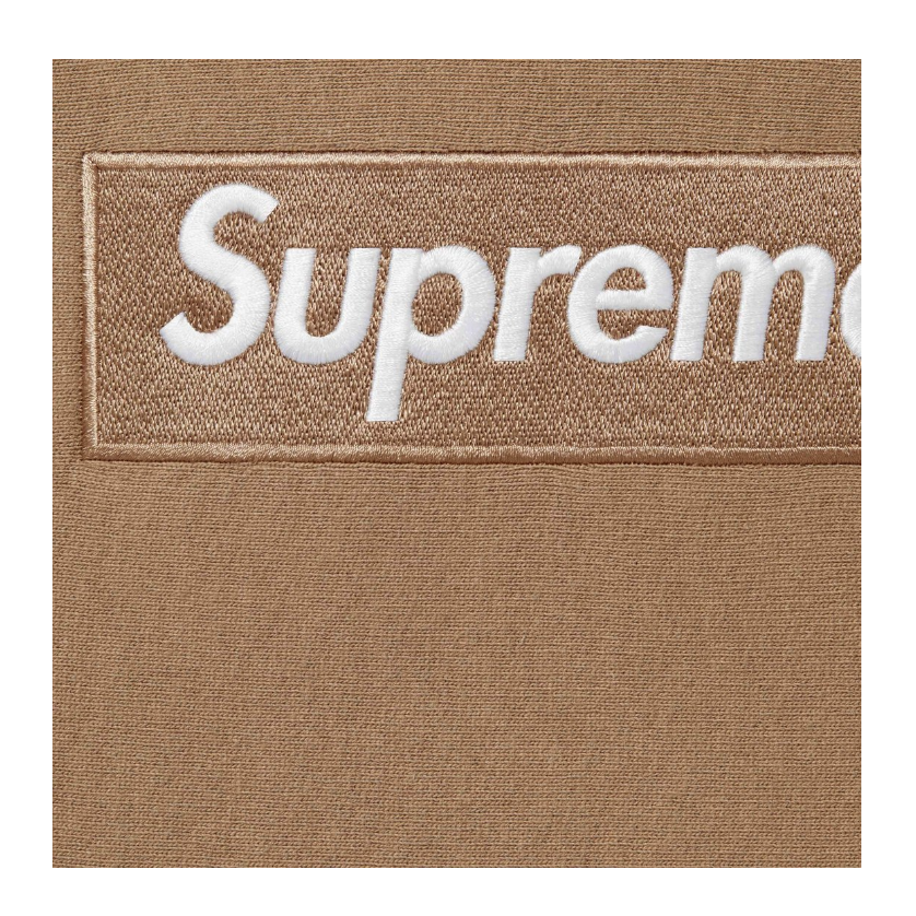 Supreme Box Logo Hooded Sweatshirt (FW23) Dark Sand by Supreme in . Available at KershKicks for £265.00. A must-have for fans of Supreme looking to elevate their style with this Hoodie.