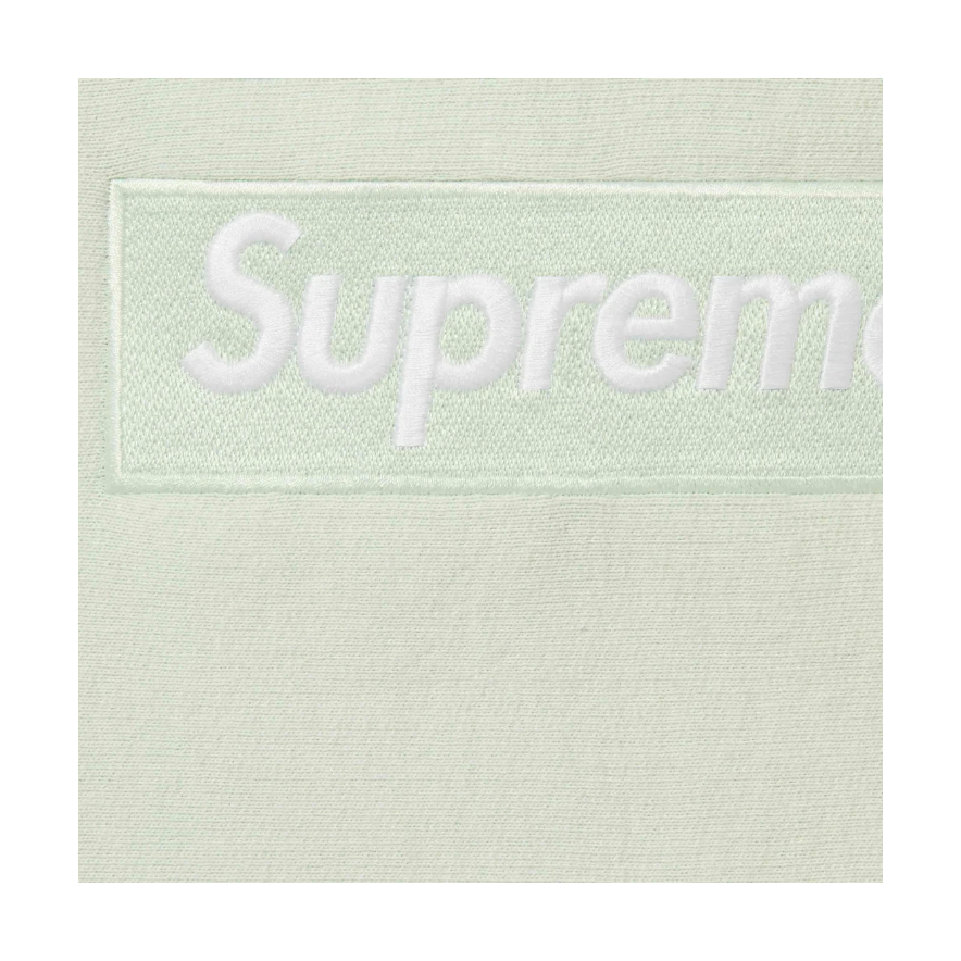 Supreme Box Logo Hooded Sweatshirt (FW23) Light Green by Supreme in . Available at KershKicks for £265.00. A must-have for fans of Supreme looking to elevate their style with this Hoodie.