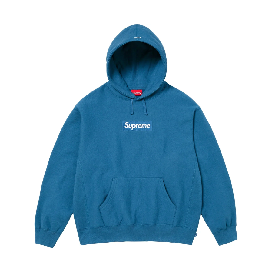 Supreme Box Logo Hooded Sweatshirt (FW23) Blue by Supreme from £265.00