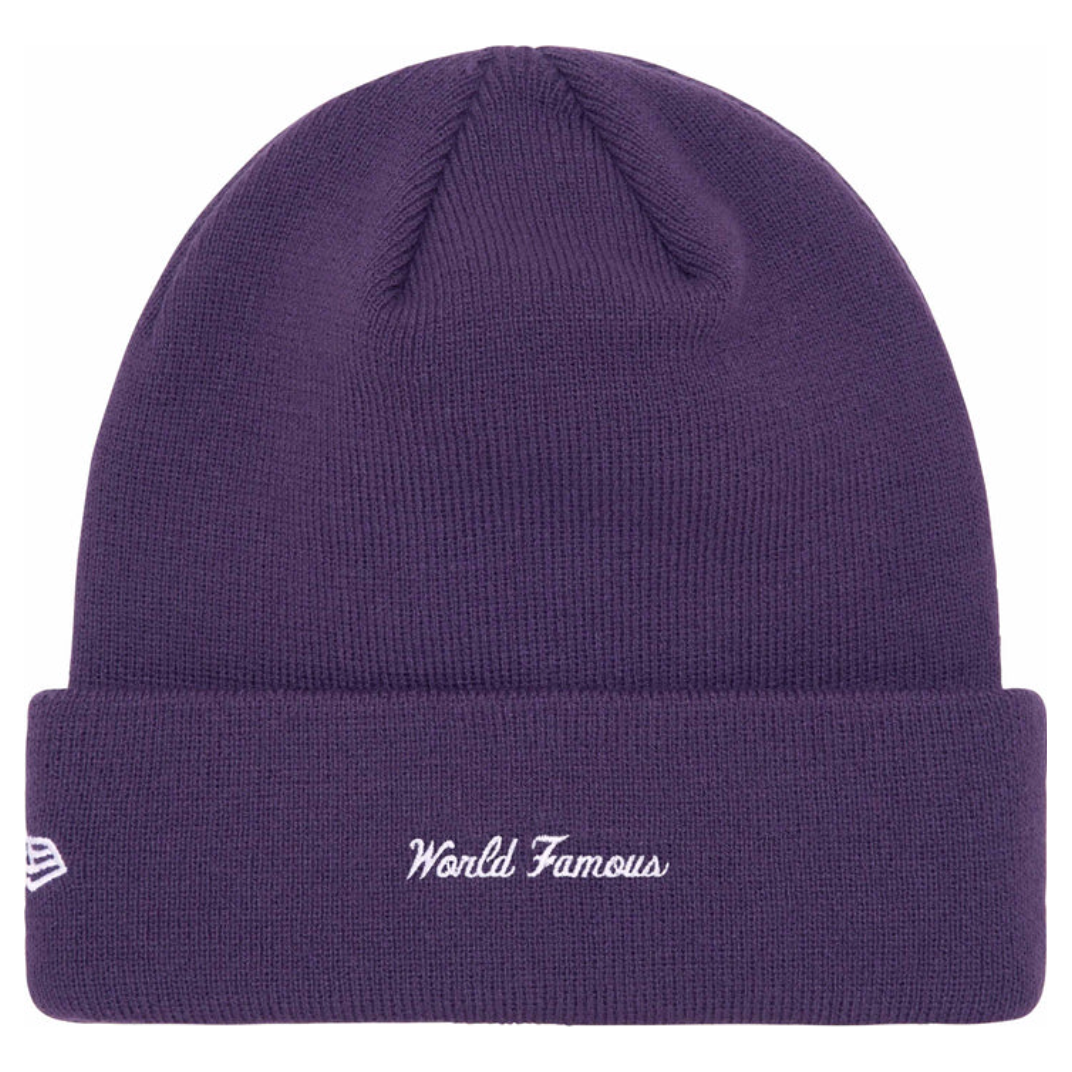 Supreme New Era Box Logo Beanie (FW23) Dark Purple by Supreme from £56.00