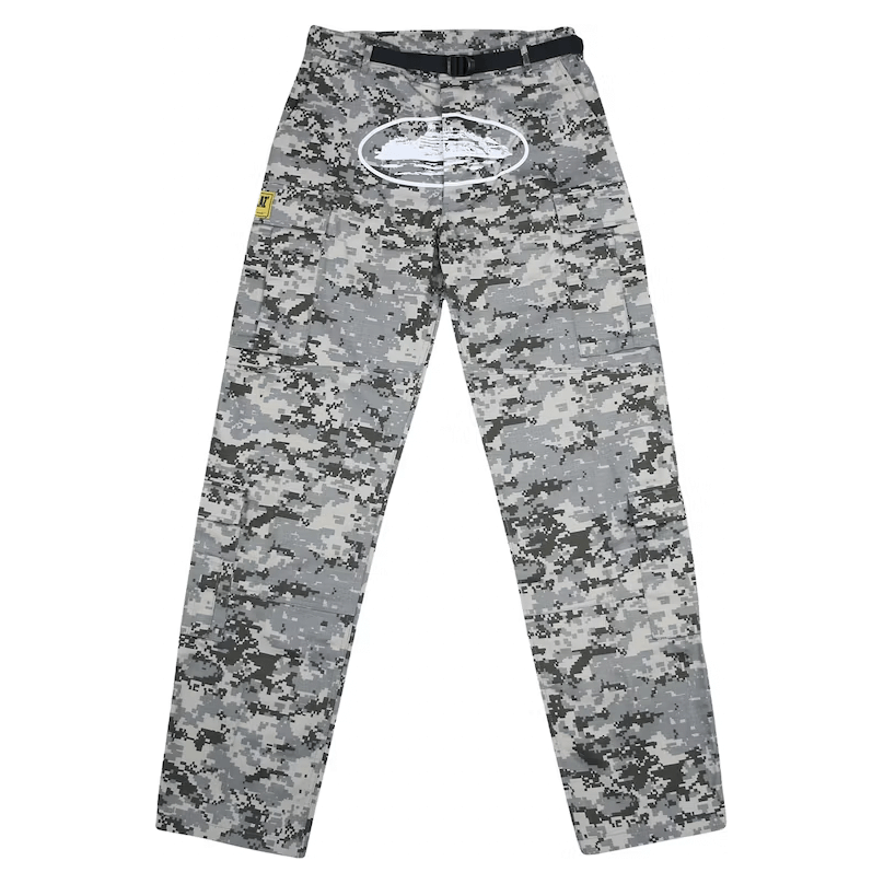 Corteiz Guerillaz Cargos Digi Camo by Corteiz in Track Pants. Available at KershKicks for £225.00. A must-have for fans of Corteiz looking to elevate their style with this Track Pants.