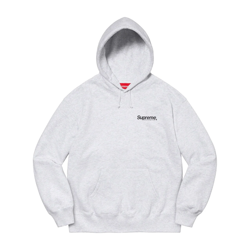 Supreme Worldwide Hoodie Ash Grey by Supreme from £250.00