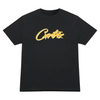 Corteiz Script Logo Tee Black