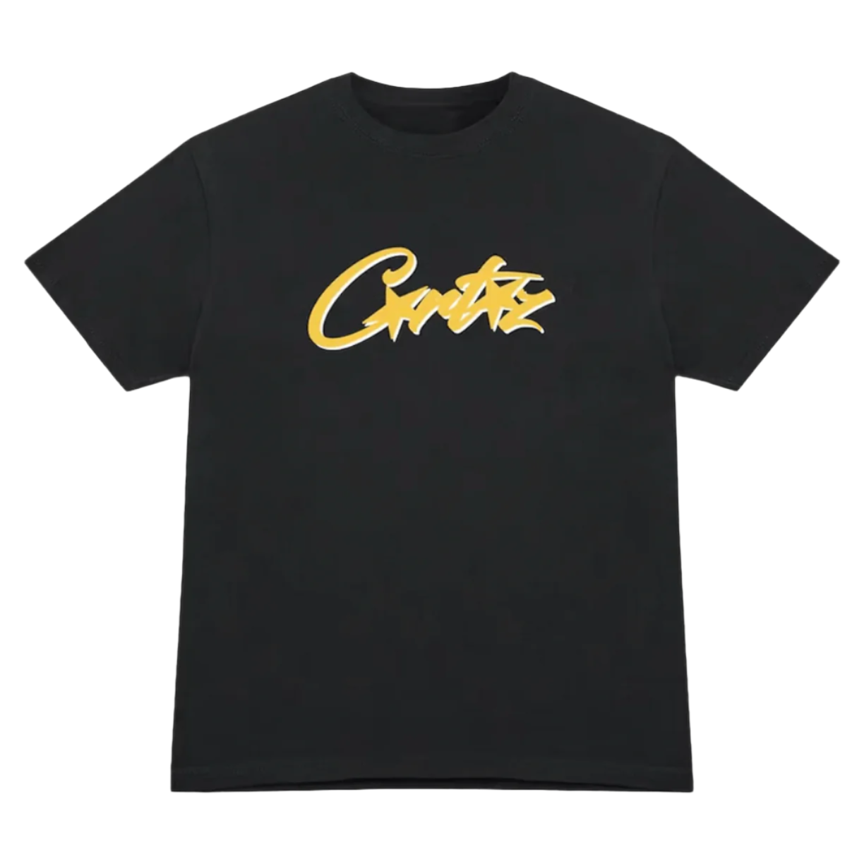 Corteiz Script Logo Tee Black by Corteiz from £76.99