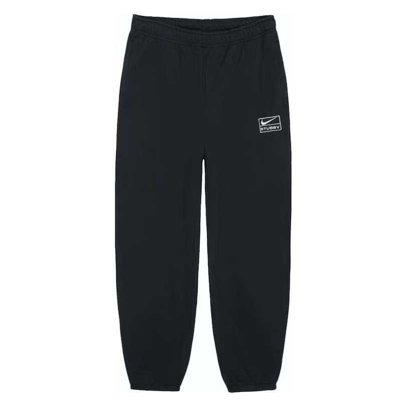 Stussy x Nike Stone Washed Fleece Sweatpants Black (FW23) by Nike in Track Pants. Available at KershKicks for £150.00. A must-have for fans of Nike looking to elevate their style with this Track Pants.