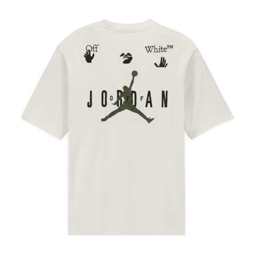 Off-White x Jordan T-shirt White FW21 by Off White in . Available at KershKicks for £175.00. A must-have for fans of Off White looking to elevate their style with this T-Shirt.