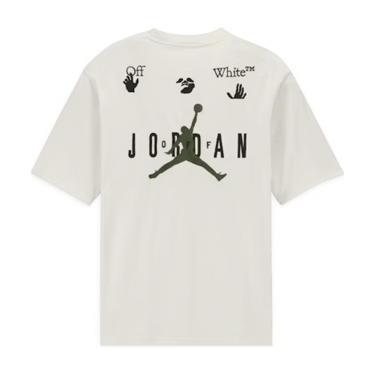 Off-White x Jordan T-shirt White FW21 by Off White in . Available at KershKicks for £175.00. A must-have for fans of Off White looking to elevate their style with this T-Shirt.