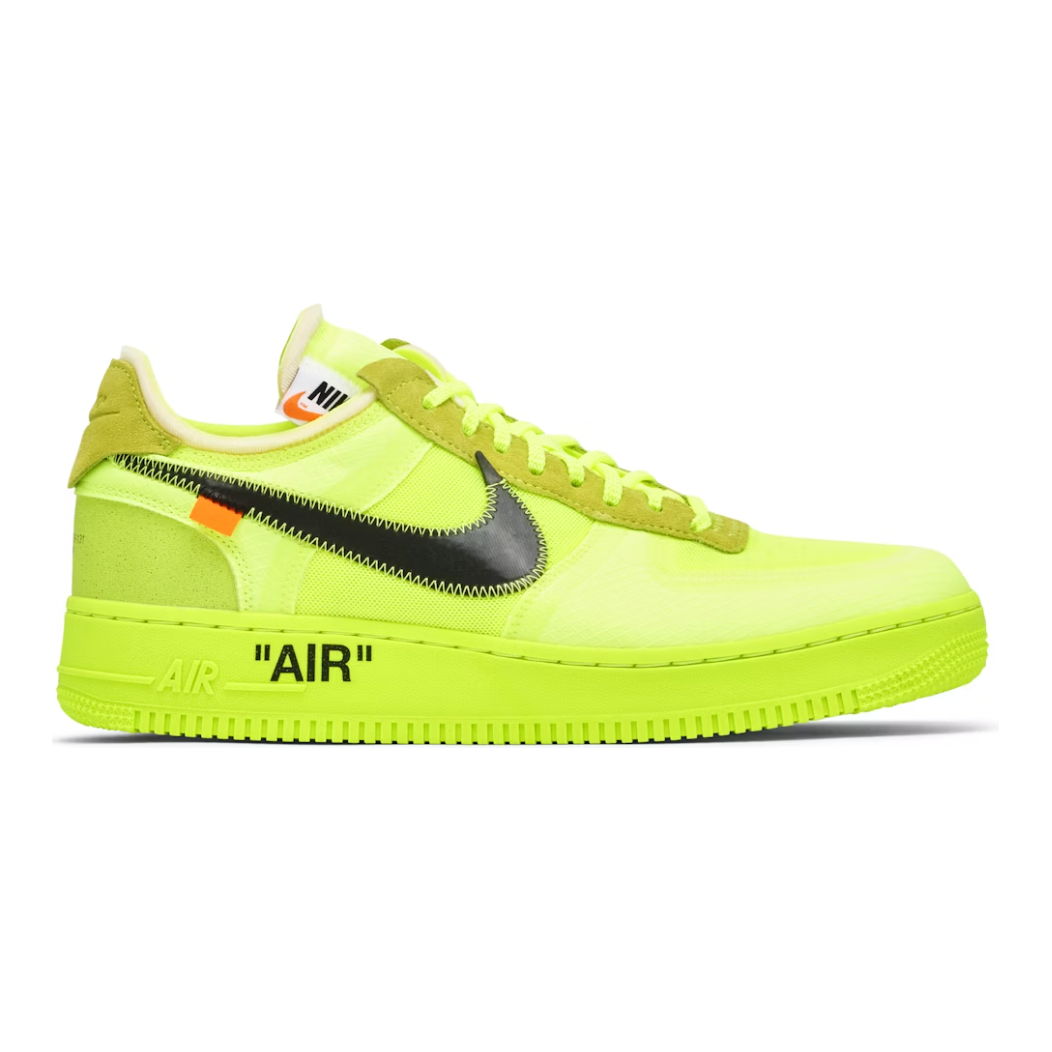 Nike Air Force 1 Low Off-White Volt by Nike in Shoes. Available at KershKicks for £950.00. A must-have for fans of Nike looking to elevate their style with this Shoes.