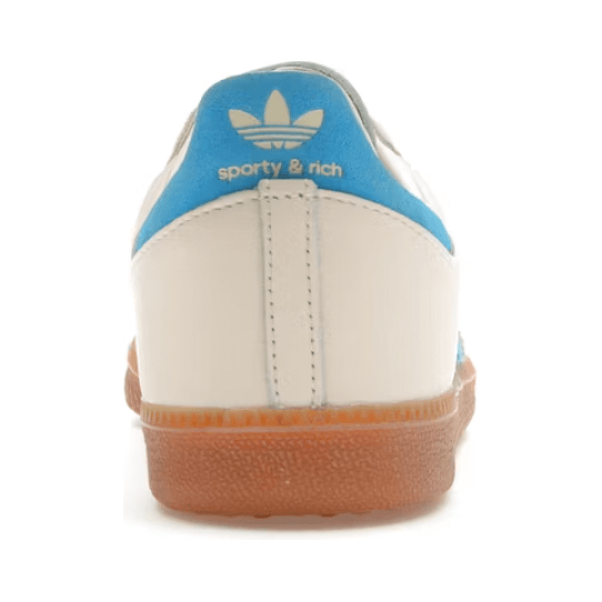adidas Samba OG Sporty & Rich Cream Blue by Adidas in Shoes. Available at KershKicks for £220.00. A must-have for fans of Adidas looking to elevate their style with this Shoes.
