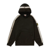 Supreme Stone Island Stripe Hooded Sweatshirt Black