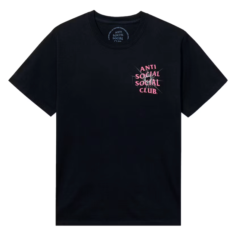 Anti Social Social Club Theories Tee FW23 Black