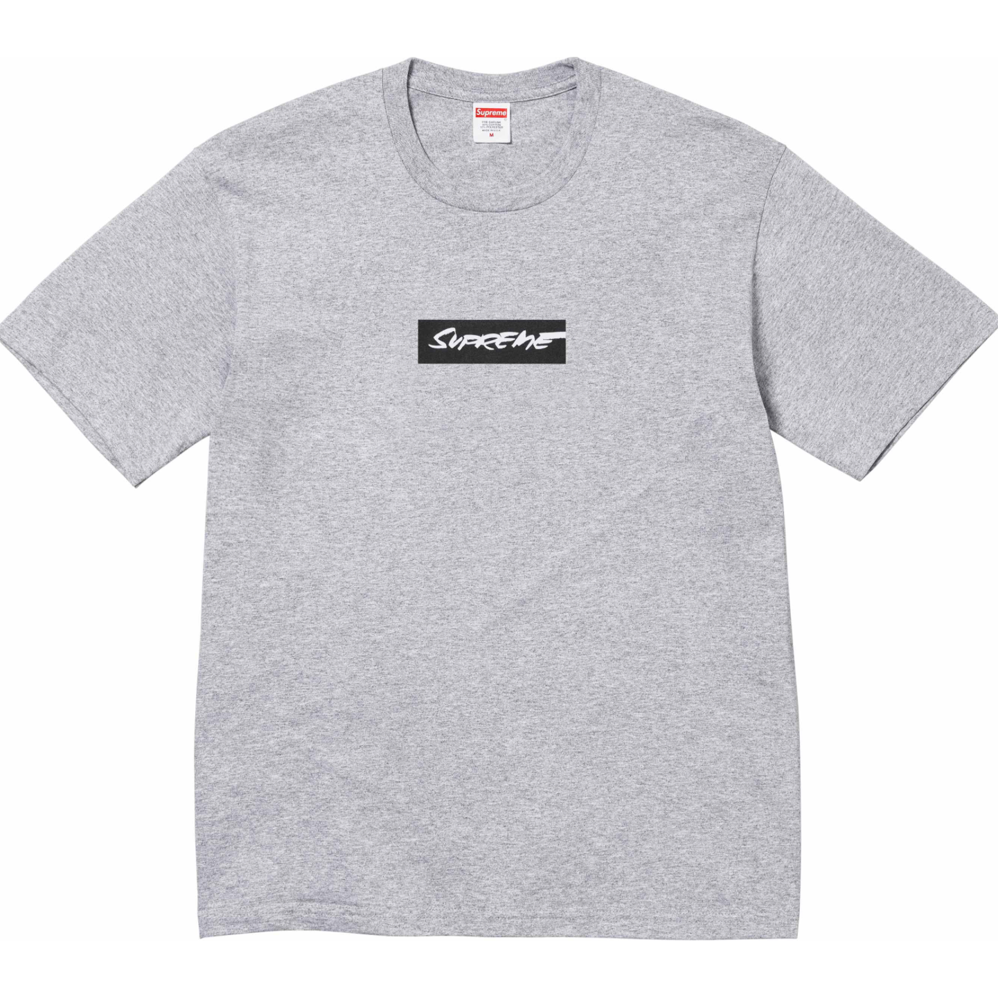 Supreme Futura Box Logo Tee Heather Grey by Supreme in . Available at KershKicks for £70.00. A must-have for fans of Supreme looking to elevate their style with this T-Shirt.