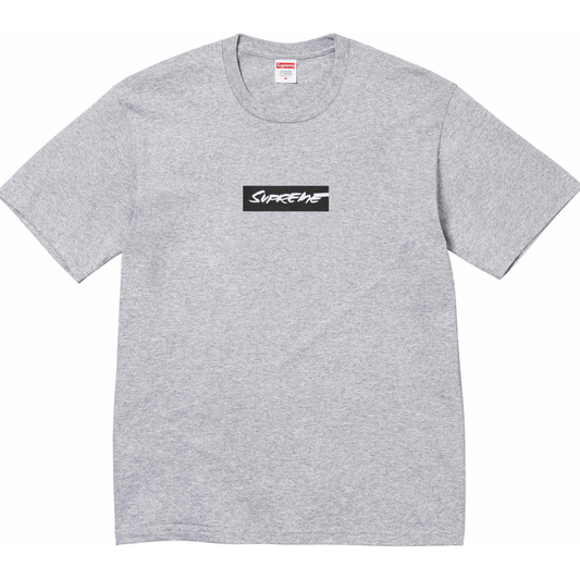 Supreme Futura Box Logo Tee Heather Grey by Supreme from £63.00