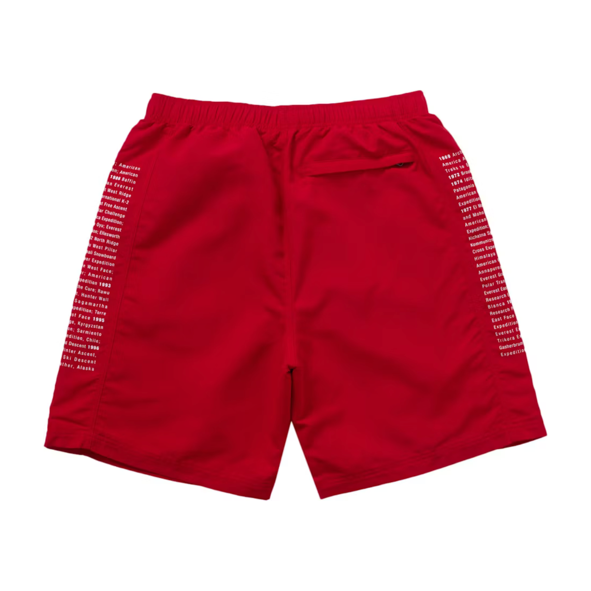 Red north face shorts clearance