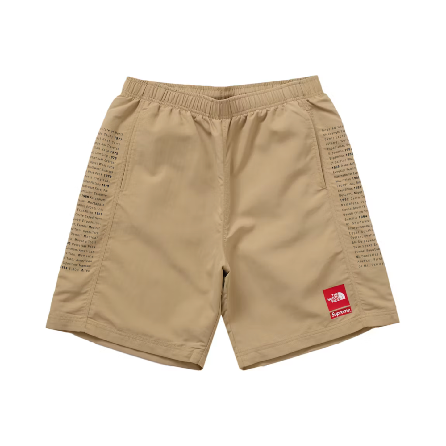 Supreme The North Face Nylon Short Khaki by Supreme in Shorts. Available at KershKicks for £165.00. A must-have for fans of Supreme looking to elevate their style with this Shorts.