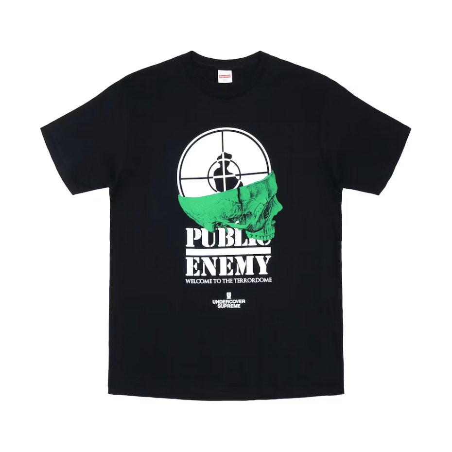 Supreme UNDERCOVER/Public Enemy Terrordome Tee by Supreme in . Available at KershKicks for £85.00. A must-have for fans of Supreme looking to elevate their style with this T-Shirt.