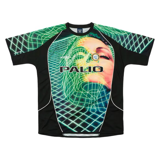 Palace x Umbro 3rd Goalie Shirt - Black Neon by Palace in . Available at KershKicks for £200.00. A must-have for fans of Palace looking to elevate their style with this T-Shirt.