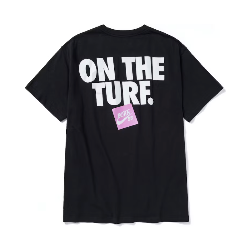 Nike SB Born X Raised On The Turf Tee Black by Nike in Uncategorized. Available at KershKicks for £80.00. A must-have for fans of Nike looking to elevate their style with this T-Shirt.