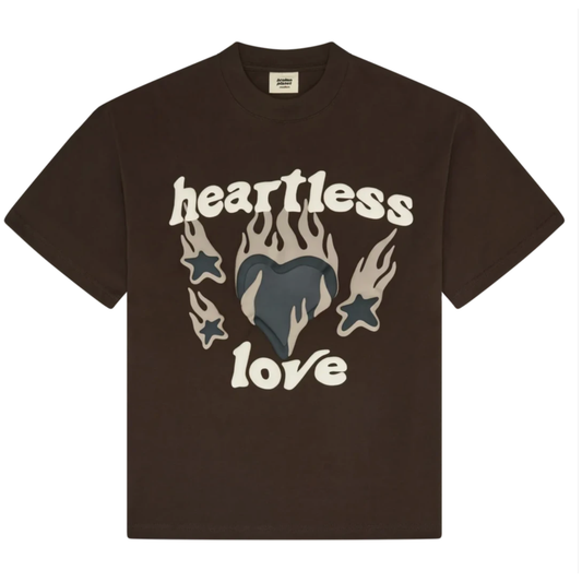 Broken Planet Heartless Love T-Shirt Mocha Brown by Broken Planet Market in Clothing. Available at KershKicks for £80.00. A must-have for fans of Broken Planet Market looking to elevate their style with this T-Shirt.