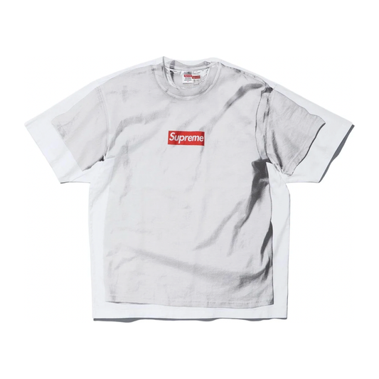SUPREME/MM6 MAISON MARGIELA BOX LOGO TEE WHITE by Supreme in . Available at KershKicks for £175.00. A must-have for fans of Supreme looking to elevate their style with this T-Shirt.