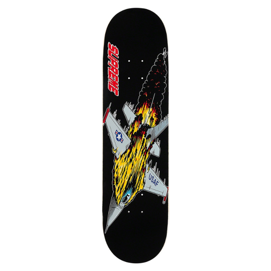 Supreme Jet Skateboard Deck Black by Supreme in . Available at KershKicks for £125.00. A must-have for fans of Supreme looking to elevate their style with this Skateboard.