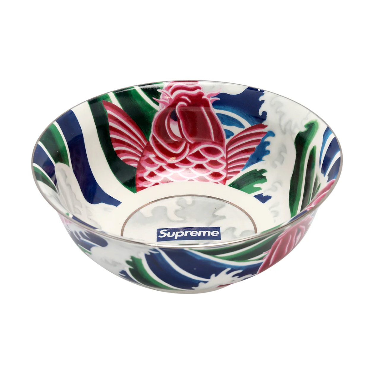 Supreme Waves Ceramic Bowl by Supreme in Clothing Accessories. Available at KershKicks for £95.00. A must-have for fans of Supreme looking to elevate their style with this Accessories.