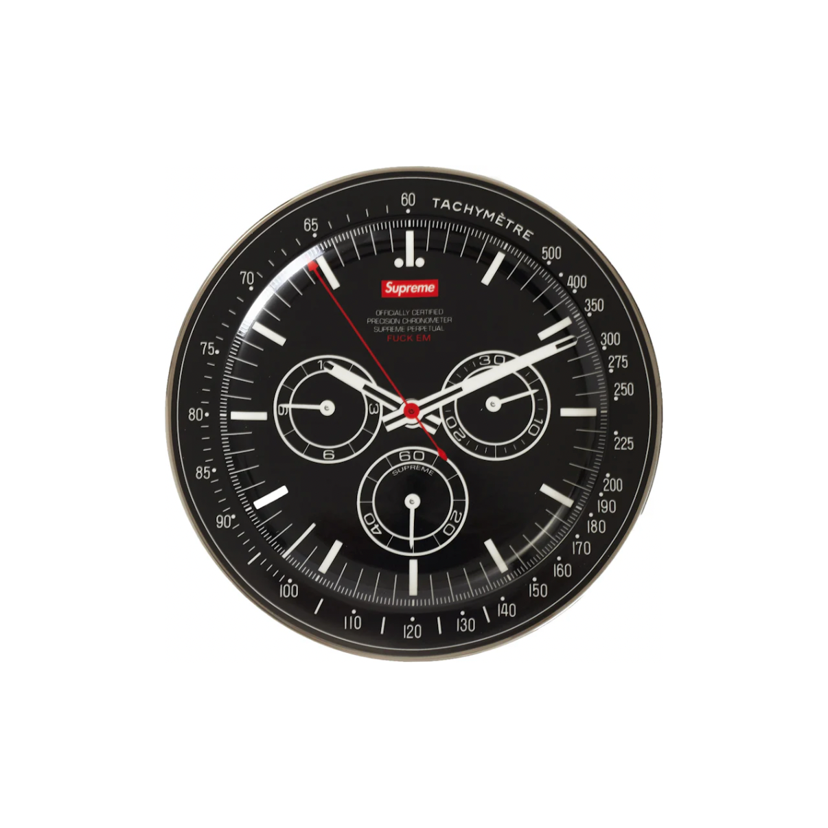 Supreme Watch Plate Black by Supreme in Clothing Accessories. Available at KershKicks for £70.00. A must-have for fans of Supreme looking to elevate their style with this Accessories.