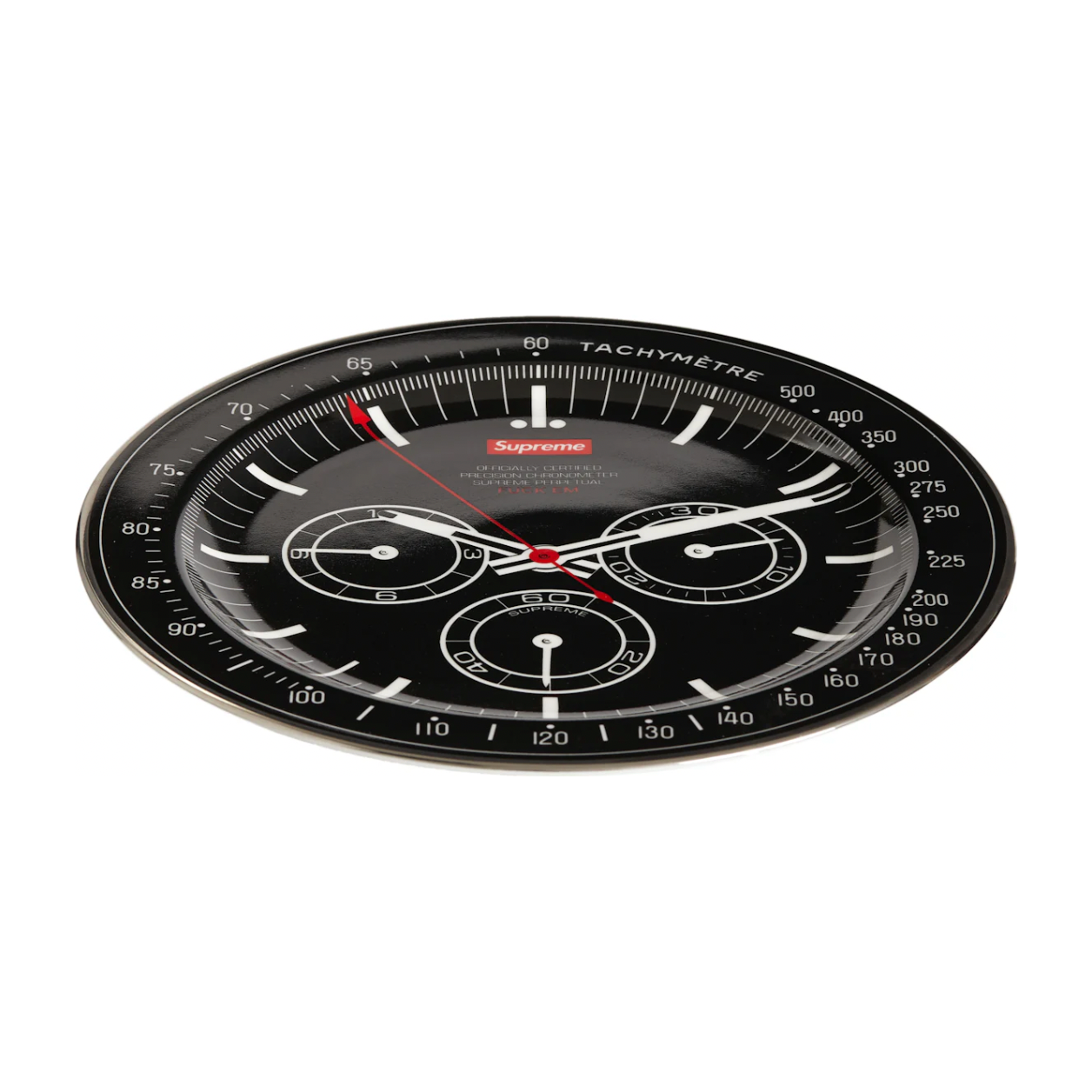 Supreme Watch Plate Black by Supreme in Clothing Accessories. Available at KershKicks for £70.00. A must-have for fans of Supreme looking to elevate their style with this Accessories.