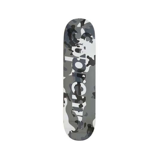 Supreme Snow Camo Logo Skateboard Deck by Supreme from £125.00