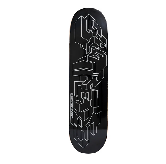 Supreme Delta Logo Skateboard Deck Black by Supreme from £110.00