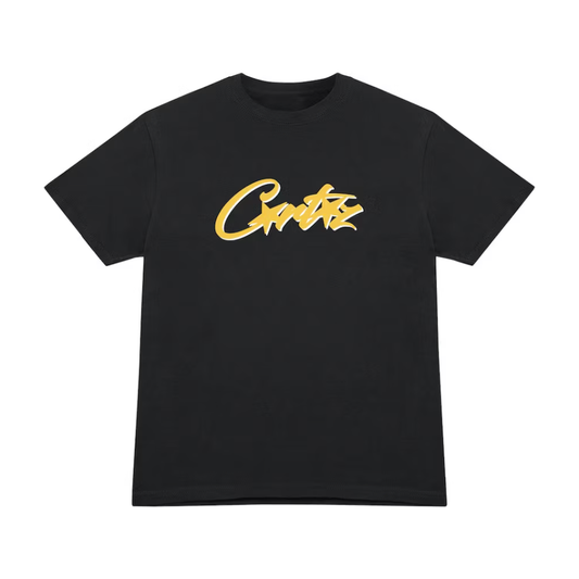 Corteiz Allstarz Tee Black/Yellow by Corteiz in Clothing. Available at KershKicks for £85.00. A must-have for fans of Corteiz looking to elevate their style with this T-Shirt.