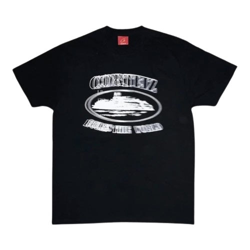 Corteiz Alcatraz Blur Tee Black by Corteiz in Clothing. Available at KershKicks for £85.00. A must-have for fans of Corteiz looking to elevate their style with this T-Shirt.