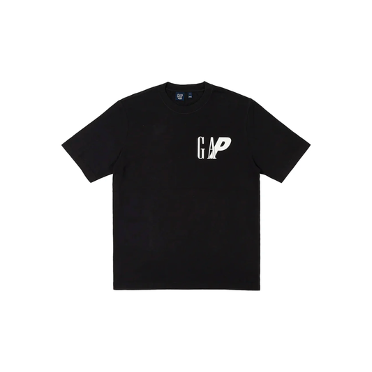 Palace x Gap T-Shirt Black by Palace in . Available at KershKicks for £80.00. A must-have for fans of Palace looking to elevate their style with this T-Shirt.