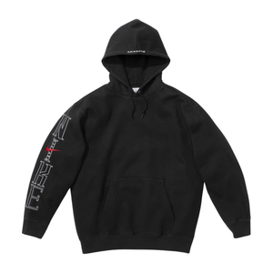 Supreme jacket black hoodie sales