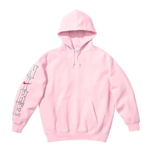 Supreme Nike Hooded Sweatshirt Light Pink by Supreme in Clothing. Available at KershKicks for £195.00. A must-have for fans of Supreme looking to elevate their style with this Hoodie.