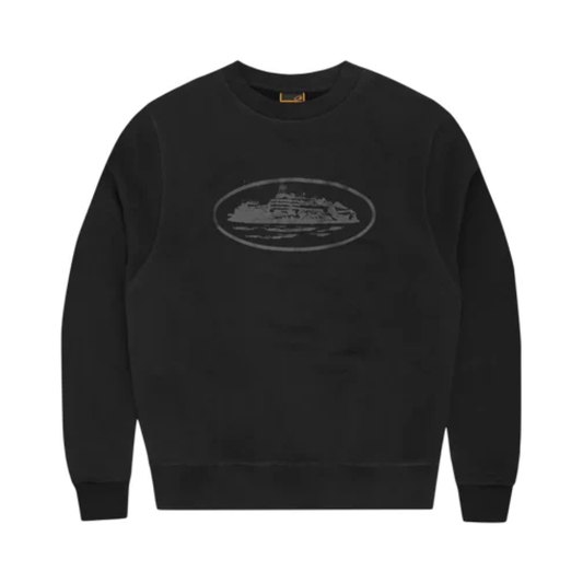 Corteiz OG Alcatraz Sweatshirt - Triple Black
