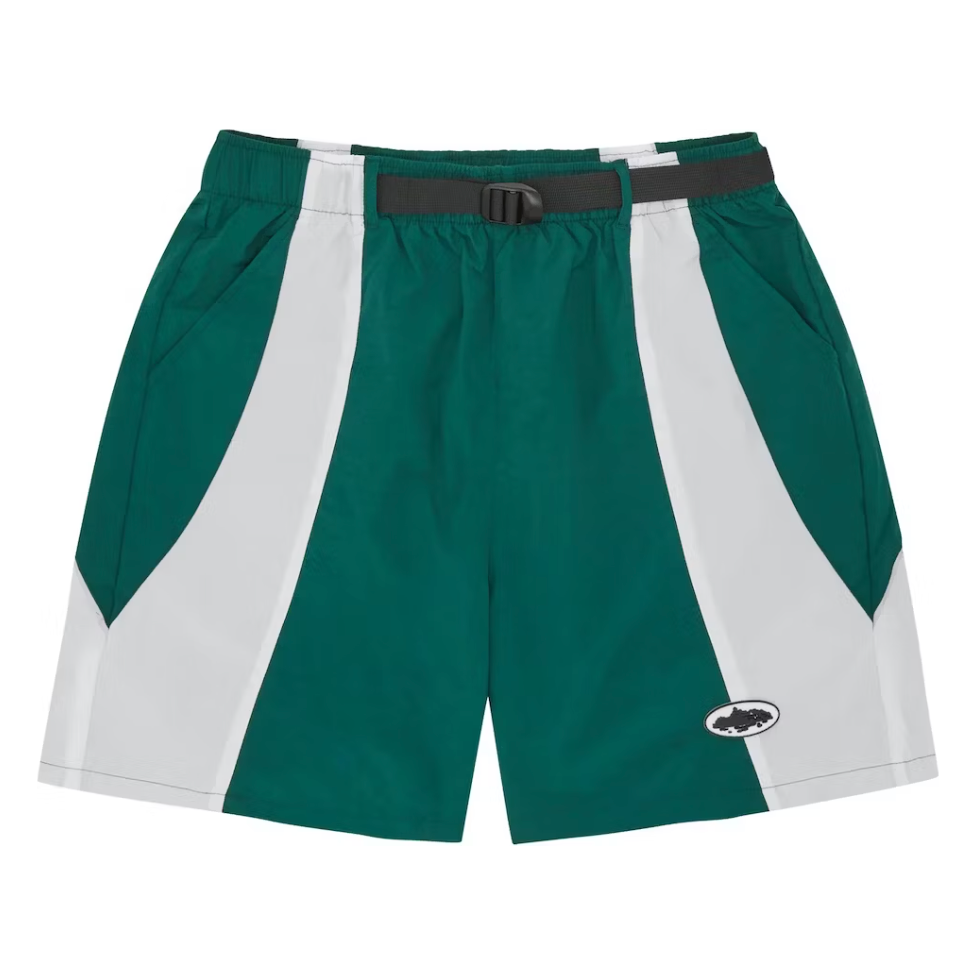 Corteiz Spring Shorts Green by Corteiz in Shorts. Available at KershKicks for £95.00. A must-have for fans of Corteiz looking to elevate their style with this Shorts.